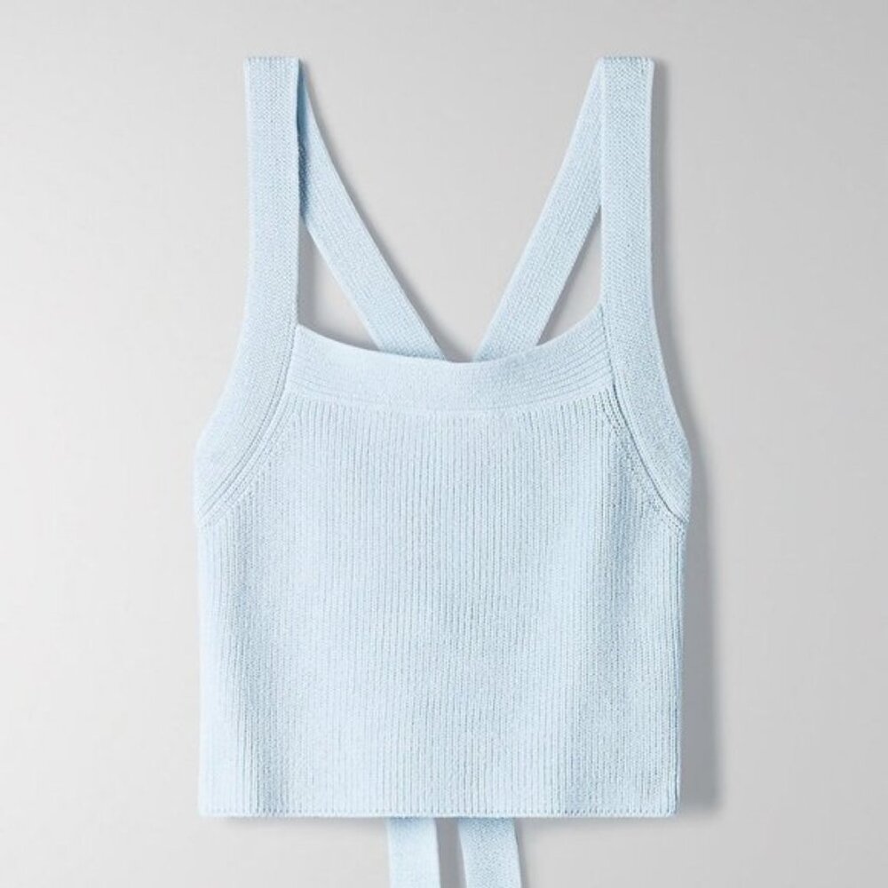 Aritzia Wilfred Cayenne Top - Aura Blue